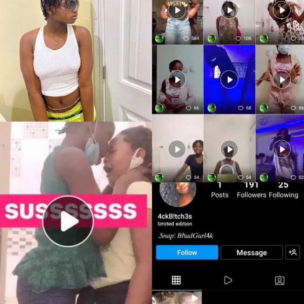 Chrisland School Girl Runs Erotic Short Video Page On Popular App With Handle "Bhadgurl4k" (Photos)