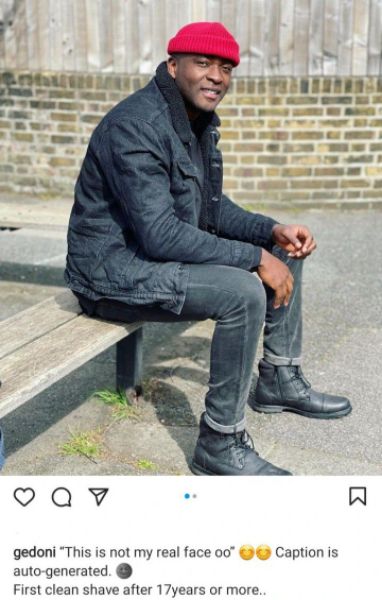 Bbnaija Gedoni post after new look