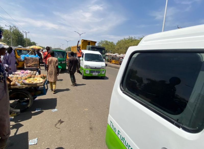 Electric Buses In Nigeria moving on the major road