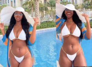 Omotola Jalade Reacts, As Daughter Shares Stunning Bikini Photos Of Herself Online (Photos)