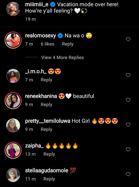 Omotola Jalade commented on bikini picture of her daughter