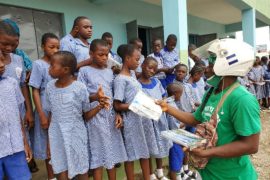 Bike Man Donates Writing Materials to Pupils in Ibadan