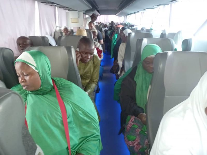 First Batch of Oyo 2022 Hajj Pilgrims Return Home