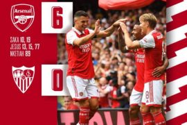 Arsenal vs Sevilla 6-0 Highlights (Download Video)