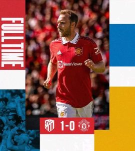 Manchester United vs Atletico Madrid 0-1 Highlights