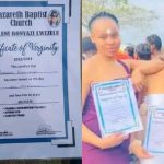 Church Gives Certificate Of Virginity To Ladies After Testing Them (Photos)