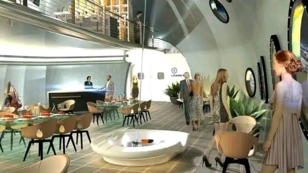 First hotel restaurant in Mars by Elon Musk