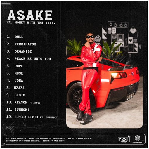 Asake - Mr. Money With The Vibe Tracklist