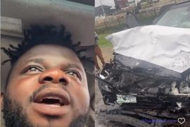 Comedian, Sabinus Involved In Auto Accident (Video)