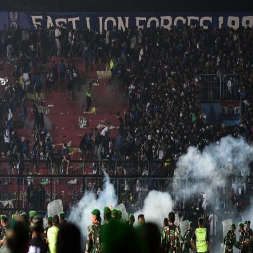 Riot in football 