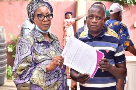 Akande-Sadipe Settles Medical Bill for Indigent Constituent, Empowers Physically Challenged