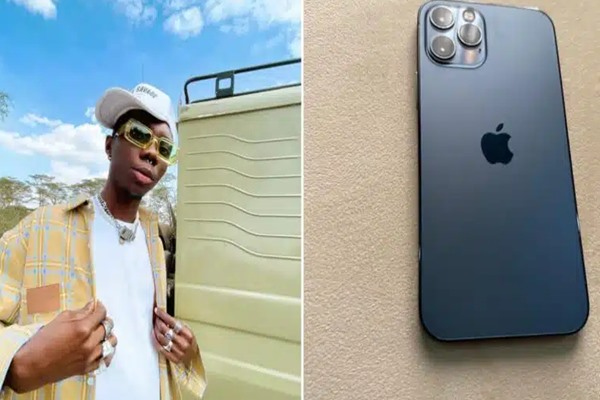"It Has Contacts Of Your Favourite Celebs" - Blaqbonez Puts His iPhone 12 Pro For Sale