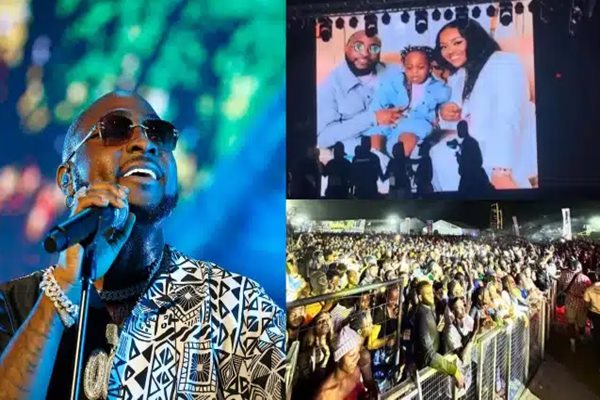 Moment Fans Pay Tribute To Davido's Late Son At 30BG Concert (Video)