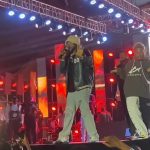 Davido lookalike on stage at 30BG Concert