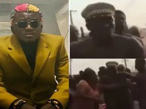 Portable Spotted Begging Forgiveness From Lady He Knocked Down While Driving Recklessly