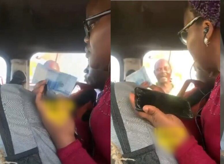 Moment Bus Conductor Rejects New Naira Note (Video)