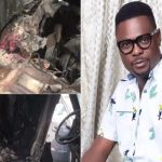 Kunle Afod Escapes Death, Driver Burnt