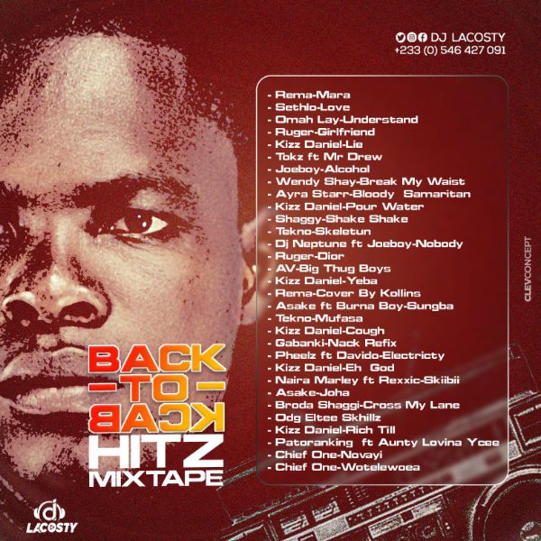 DJ Lacosty – Back To Back Hitz Mixtape