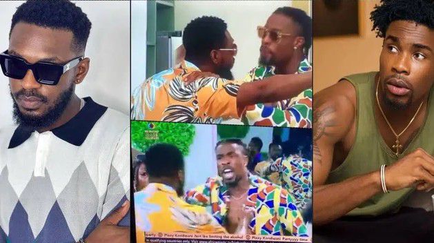Adekunle & Neo Clash Over Drinks During Pool Party (Video)