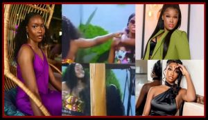 Moment Ilebaye Pulls Cee-C's Hair During Heated Clash