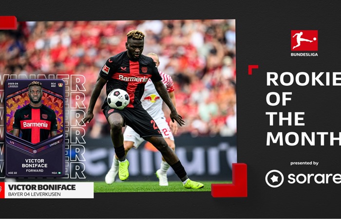 Boniface Bags Rookie Of The Month Award Again In Bundesliga