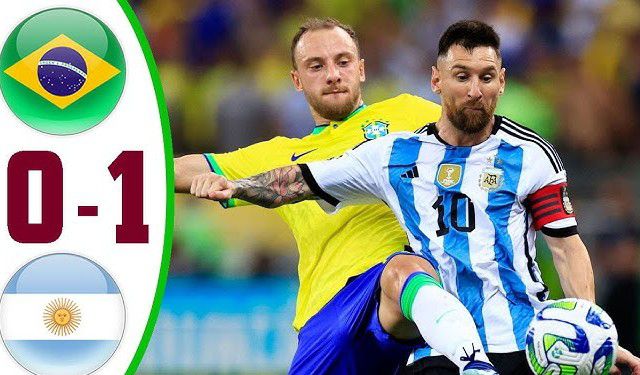 Brazil vs Argentina 0-1 Highlights | 2026 World Cup Qualifications #BRAARG