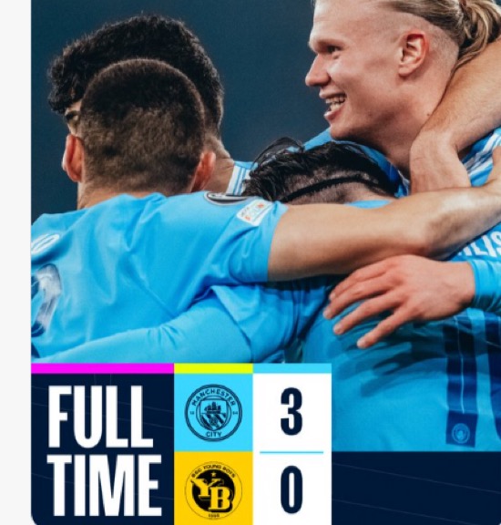 Man City vs Young Boys 3-0 Highlights (Download Video)