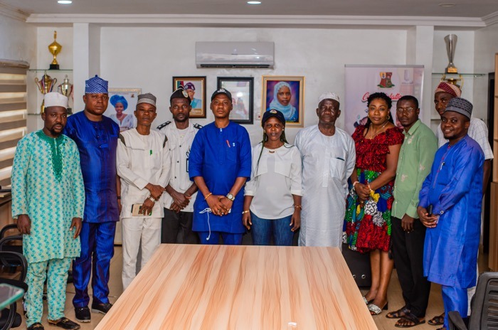 Wasilat, Oyo's Youth and Sports Commissioner, Meets NYCN Oyo Chapter