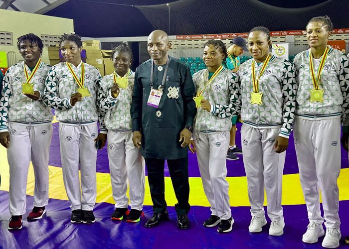 Nigeria Clinches Six Gold Medals in Female Wrestling at African Games 2023