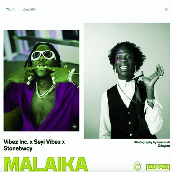 Seyi Vibez – MALAIKA ft. Stonebwoy