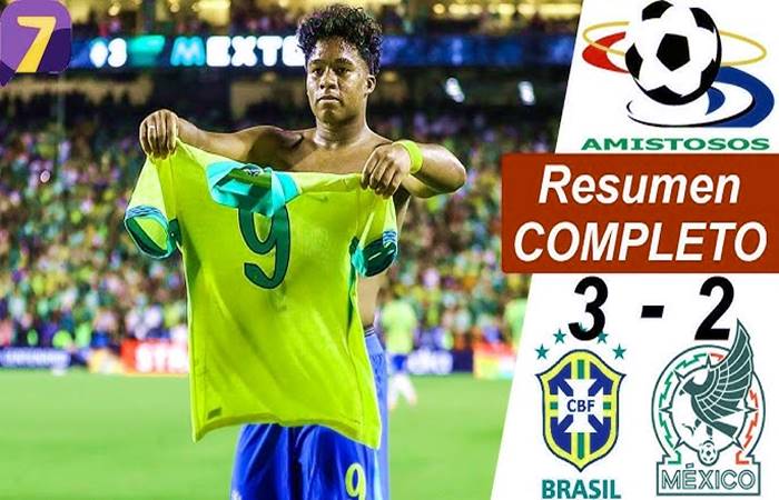 Mexico vs Brazil 2-3 Highlights