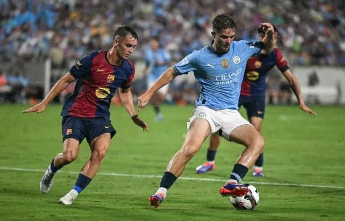 Barcelona vs Man City friendly match highlights 