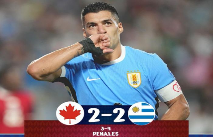 Canada vs Uruguay 2-2 [PEN 3-4] Highlights of Copa America Third place