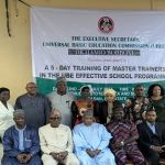 FG Trains 56 UBE Effective Schools Master Trainers In Ibadan