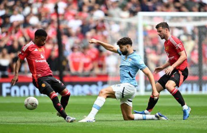 Manchester City vs Man United community shield highlights 