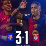 Barcelona vs Benfica 3-1 [AGG 4-1] highlights