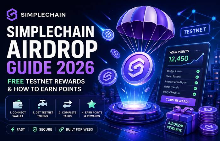 SimpleChain Airdrop Guide 2026: Earn Free Testnet Rewards Before Mainnet Launch