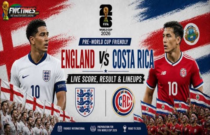 England vs Costa Rica Live Streaming